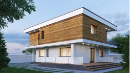 Proiect casa parter + etaj (171 mp) - Atena